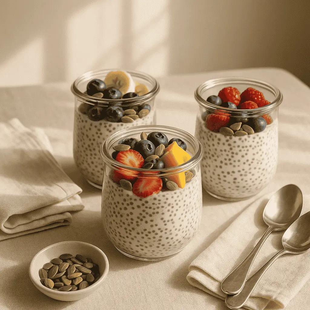 Chia Seed Pudding with Yogurt – Best Healthy Breakfast You’ll Love 16 Chia yogurt pudding served for breakfast