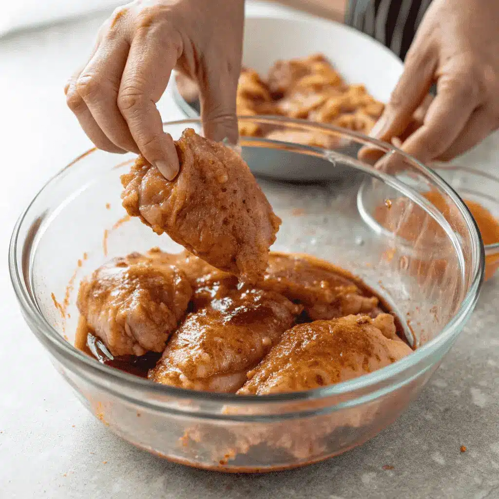 Best Chipotle Honey Chicken Recipe For Quick And Tasty Dinners 9 marinating chicken in chipotle honey sauce