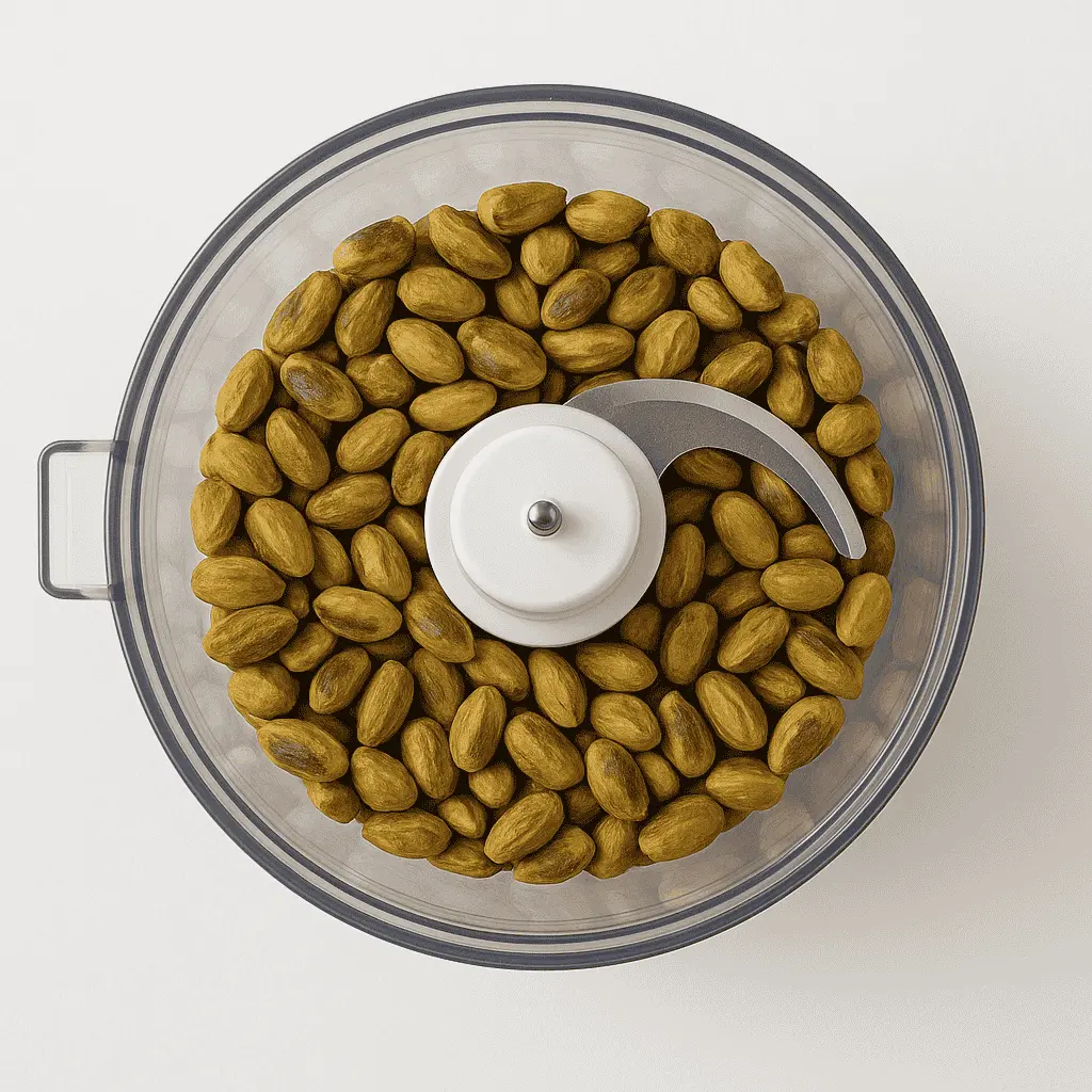 Pistachio Butter That’s Better Than Store-Bought – Easy Homemade Recipe 8 Pistachios turning into butter step by step